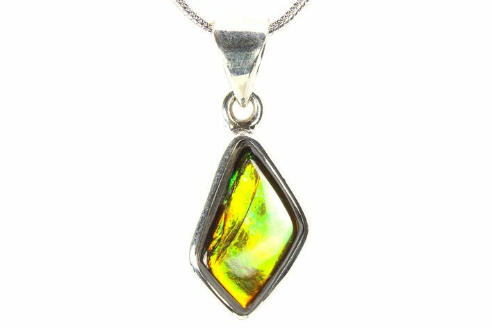 Stunning Ammolite Pendant (Necklace) - Sterling Silver #278443